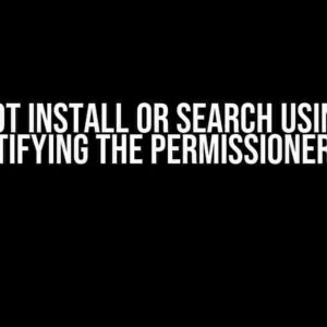 Cannot Install or Search Using Pip: Demystifying the PermissionError 13