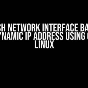 Switch Network Interface Back to Auto/Dynamic IP Address Using C/C++ in Linux