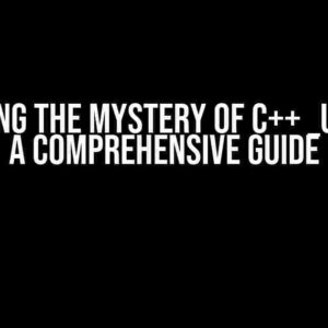 Unlocking the Mystery of C++ _Unfancy: A Comprehensive Guide